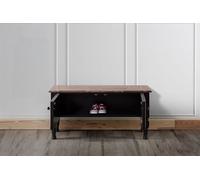 Hanah Home Supporto per TV, MDF, Nero, Taglia Unica