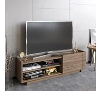 Hanah Home Supporto per TV, melammina, Noce, Taglia Unica