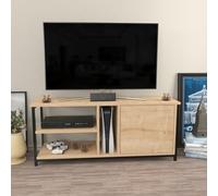Hanah Home Supporto per TV, melammina, Quercia Nera, Taglia Unica