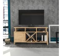 Hanah Home Supporto per TV, melammina, Quercia, Taglia Unica