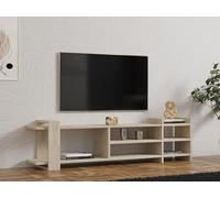 Hanah Home Supporto per TV, melammina, Travertino, Taglia Unica