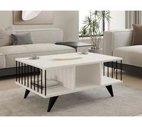 Hanah Home White Bert-Bianco, melammina, Taglia Unica