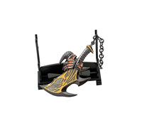 hanaiette 1 portachiavi a forma di lama del caos del dio della guerra, modello di arma (espositore incluso), oro, (LZH-715)