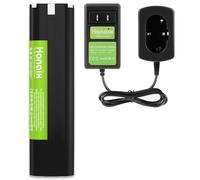 Hanaix Batteria e caricabatterie da 9,6 V 4,5 Ah compatibile con Makita 9000 9033 6095d da391d kr23/43 9600 6096d 9001 9002 192696-2 193890-9 632007-4 per Makita 9.6V Batteria