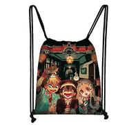 Hanako-kun - Zaino con coulisse in poliestere e tasca ispessita, comodo zaino per la scuola, sport all'aperto, per bambini, ragazze e ragazzi, Tipo 11, 32*38cm, Zaino scuola