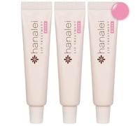 Hanalei Company Lip trattamento, a base di olio di kukui, burro di karitè, agave, e olio di vinaccioli - lenire le labbra secche (rosa, 3 pack (5 g x 3 tubi))