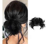 Hanaoops Extension Chignon Capelli Pettini Ondulati Ricci Disordinati Chignon da Usare Come Extension per Capelli Corti o Code di Cavallo Updo Capelli Finta Clip