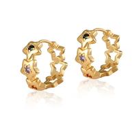 Hanaoops Piccoli Orecchini a Cerchio Donna Oro 18K Placcato Orecchini Cerchi Spessi Ipoallergenici Cartilage Piccolo Orecchini a Cerchio Rotondi Moda Leggero Orecchini Regalo per Donna