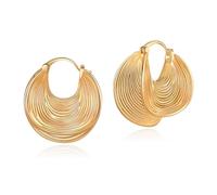 Hanaoops Piccoli Orecchini a Cerchio Donna Oro 18K Placcato Orecchini Cerchi Spessi Ipoallergenici Cartilage Piccolo Orecchini a Cerchio Rotondi Moda Leggero Orecchini Regalo per Donna