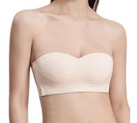 Hanaoops Reggiseno da Donna Senza Spalline Fascia Reggiseni Push up Invisibile Intimo con Due Stili Cinghie