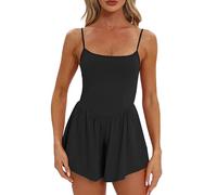 Hanaoops Vestito Sexy Donna Mini Abito Senza Maniche Aderente Corto Estivo Bodycon Svasato Miniabito da Sera Elastico Casual Discoteca