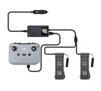 Hanatora Caricabatteria LCD da auto per drone DJI Mavic 3 e telecomando, ricarica (2 x USB + 1 x batteria) Hub di ricarica rapida accessori
