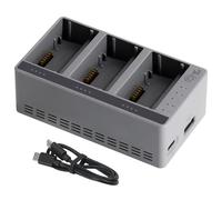 Hanatora Caricabatterie da 100 W con ricarica di archiviazione per DJI Mini 5,Mini 4/3 Pro Batteria,Tre batterie Accessori per ricarica rapida