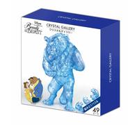 Hanayama Japan Crystal Gallery Puzzle 3D Disney La Bella e la Bestia (49 pezzi)