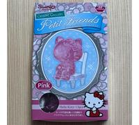 HANAYAMA Petit Friends Hello Kitty Pink Crystal Gallery Puzzle 3D Sanrio