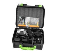 Hancaner Compact, Green Level with 16 Lines, Self-leveling Machine, Rechargeable, Waterproof, Home Improvement Tools Set with Adjustable Height, Suitable for Indoor and Outdoor Use (small)