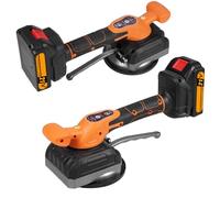 Hancaner Livellatrice a Vibrazione per Piastrelle, Strumento per la Posa di Piastrelle da 21 V con 5 velocità Regolabili, Elevata capacità di Carico, Grande Ventosa, Livella a Bolla (EU,)