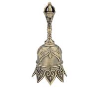 Hand Bell - Fornisce Un Ufficio Potente bel-LL | Alare in Robusto Extra Loud Solid Bra-SS Chiamata | Handbells con manicotti in Legno Rituali Religiosi eventi scolastici