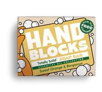 Hand Blocks: Sweet Orange & Bergamotto - Sapone naturale lavorato a freddo - Plastica, Palma, SLS, SLES e parabeni