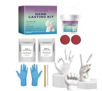 Hand Casting Kit - DI Y 3D Hand Molding Set With All Essentials | Romantic Sculpture Mold For Couples, Family, Wedding, Annivêrsary & Keepsake Giftš