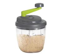 Hand Chopper - Hand Crank Onion Spinner Food Chopper with Container | Quick Kitchen Veggie Cutter Meat Grinder for Dumplings, Pies, Meatballs, Nuts, Pesto, Eggs