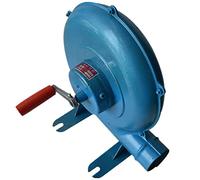 Hand Crank Blower Outdoor Barbecue Manual Blower Hand Powered Blower with Handle and Stand Suitable for Picnic Cooking Chimney or Other Camping