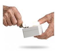 Hand Crank Generator Activity Panel for Seniors LED Light Focus Hand Training Board