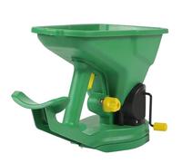 Hand Crank Seeder, Broadcaster Spreader Handheld, 15.35x9.84in Portable Power Spreader, Compact 5-Gear Adjustable Design, Lawns Seed Spreaders for Garden, Lawn, Small Farm Use