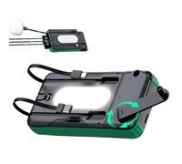 Hand Crank Solar Charger Power Bank - Solar Power Bank,Shockproof With Flashlight For Phone For Camping Hiking Travel Fishing Backpacking Smartphone Tablet