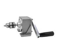 Hand Crank Tapping Machine, High Precision Hand Tapper 1.5MM-10MM, Drilling Threading Machine, Speed Ratio 1:7.5, for Metal, Wood, and Plastic