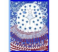 Hand-Drawn, American Bald Eagle, Patriotic, USA, 150 Lined Page, 8x11, Notebook Perfect For School, Learning And Note-Taking: Made With Hand-Drawn And ... By: Artist Mary Elisabeth Linder @ MaryEMade