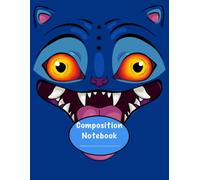 Hand-drawn Cover Derpy Tiger Kpop Demon Hunters Composition Notebook: Notebook, Wide Ruled, 120 Pages