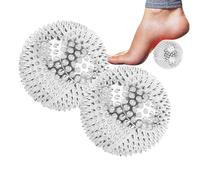 Hand Exercise Balls - Spiked Magnetic Acupointed Massager | Round Squeeze Balls with Dense Spines for Kids Adults, Palms and Feet, Stress Relief, and Fitness Tool