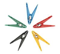 Hand Exerciser - 10 cm Grip Strength Trainer con 5 livelli di resistenza | 114 g PP Forearm Gripper Finger Strength Pinch Clips | Hand Training Tool | Lightweight Gear for Music Climbing Typing