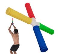 Hand Eye Coordination Trainer, Reaction Training Stick Exercise Equipment, PVC, Rubber Four-Head Design Catching Game, Improve Speed And Agility for Athletes of all Ages, 30x30x2.95cm