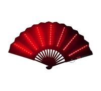 Hand Fan - Light Up Portable Folding Cooling Blower, Bar Concert Lamp