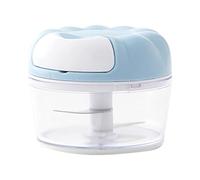 Hand Garlic Crusher - Manual Onion Dicer Appliance | Mini Processor Machine for Cooking, Sauce, Guacamole, Baby Food, Smoothies, Efficient Meal Maker for Travel, Camping, Dorm, RV, Outdoor
