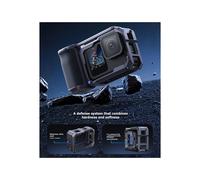 Hand Grip Aid Remote Control Kit Rabbit Cage for 13 12 11 Dual Cold Shoe Adapter Vlog Handle Stabilizer Mount A