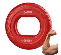 Hand Grip - Hand Grips Strengthener | Finger Exerciser | Silicone Adjustable | Adjustable Forearm Exercising Rings | Home Gym Strength Training Equipment For Weak Hands, Rock Climbing, Musicians