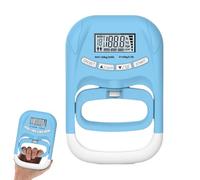 Hand Grip Tester - Strength Gauge, 19.5x13cm Power Meter for Body Recovery, Force Scale with Digital Display, Fitness Tool, Grip Analyzer for Sports, Exercise and Office Home Gym Travel Women