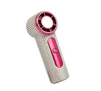 Hand Held Fan, Portable Handheld USB Rechargeable Fans | Rechargeable Small Powerful Rhinestone Device | Small Personal Fan For Travel Camping Outdoor Beach Festival Sports Offices Desk Hiking