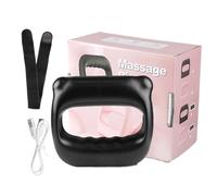 Hand Held Massager, Handheld Back Massager Tool, High-Intensity Vibration, Rechargeable Device for Deep Tissue, Portable for Foot, Neck and Shoulder Use, 13.9x13x4.2cm