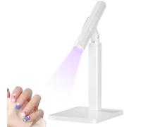 Hand Held Nail UV Light - Fast Curing Dryer with Stand | Cordless Nail Dryer with LCD Screen for Home Salon Use | Nail Tools & Curing Lamp, UV Nail Light Curing Lamp
