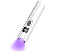 Hand Held UV Light for Nails- 395nm Wave Core, Gel Polish Dryer Lamp | | UV Lamp Nail Light Hand Held UV Light For Nails LED Digital Display 2 Timers Technicians Women Home DIY Manicure Salon Travel
