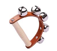 Hand Jingle Bells Handbell Tambourine Shaker Bells School Ring Bell Percussion Strumento Sleigh (S)