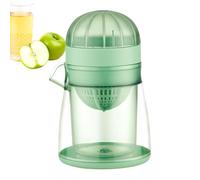 Hand Juicer - 400ml Manual Fruit Squeezer | 400ml Manual Juicer Cup For Citrus, Lemon, Orange, Tangerine & Pear, Compact Small For Kitchen, Food Prep, Home, Camping & Office Use