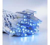 HAND - Luci Di Natale da Esterno Professionali a Risparmio Energetico e Alta Impermeabilità - Luminarie Natalizie da Esterno (Blu Zaffiro, 20 Metri (200 LED))