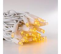 HAND - Luci Di Natale da Esterno Professionali a Risparmio Energetico e Alta Impermeabilità - Luminarie Natalizie da Esterno (Bianco Caldo, 10 Metri (100 LED))