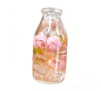 Hand-made Coconut Oil Extrusion Transparent Decompression Bottle -2026 Upgraded Crispy Decompression Ball, Ice Skin Decompression Sensory Toy Cute Modeling, Multiple Choices(Rose powder)