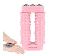 Hand Massage Roller, Finger Massager, 3.62x1.77x0.79 Inches Abs Steel Column, Exercise Wrist Roller Grip for Muscle Stress Circulation Fitness Women Men Household Daily